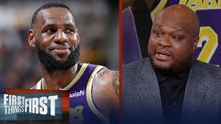 Antoine Walker is confident LeBron will lead the Lakers to the playoffs | NBA | FIRST THINGS FIRST