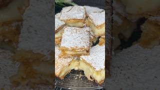 Quadrati di sfoglia con crema al limone 🍋 #asmr #dolci_facili_e_veloci #shorts #short