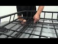 etrailer fit test sportrack vista roof mounted cargo basket with 2015 jeep grand cherokee