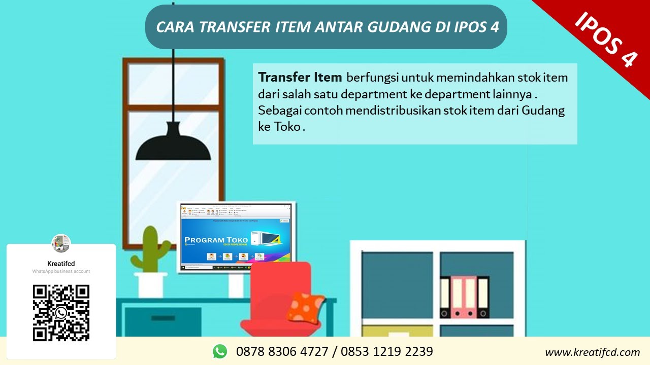 Cara Transfer Item Antar Gudang Di IPOS 4 - YouTube