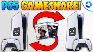 How to Gameshare on PS5 EASILY in 2024!