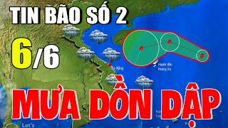 Dự báo thời tiết hôm nay mới nhất ngày 6/6| Dự báo thời tiết 3 ngày tới#thờitiết