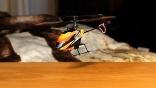 RC Helicopter V911 WL Toys Review/Fly