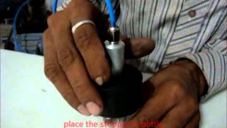 vial rubber stoppering by vacuum