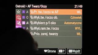 Sony A7S III - nowy układ menu