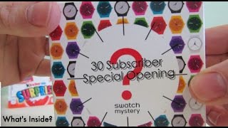 Opening Swatch Mystery Surprise Watch 30 Subscriber Special