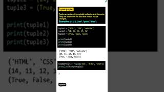 Tuples in Python