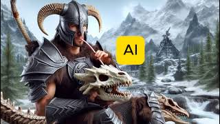 Dragonborn Theme from Skyrim but it's continued by an AI