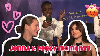 Jenna & Percy Moments - Cast Wednesday