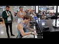 DIE WITH A SMILE AIRPORT PIANO PERFORMANCE MALTA