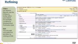 Embase - getting started