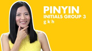 Learn Chinese Pinyin Practice Chinese Pinyin Lesson 04 |  Pinyin Initials G K H