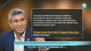 Malaysia kekal di landasan pertumbuhan KDNK 2021 pada 6.0-7.5%