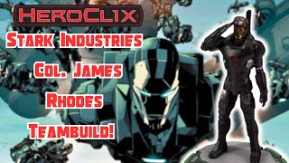 Heroclix Prime James Rhodes Stark Industries FUN Theme Teambuild!