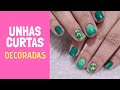 15 Ideias de Unhas Curtas Decoradas