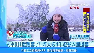 太平山飄細雨挾冰霰　今至明晨降雪機率高｜三立新聞台