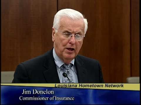 Insurance Commissioner Jim Donelon - YouTube