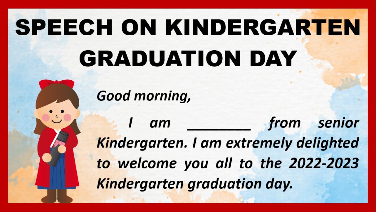 🌷 Graduation Remarks For Kindergarten. 40+ Best Kindergarten Graduation ...