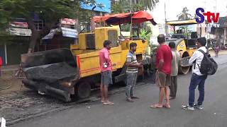 Balasore residents protest poor quality construction of road | Sanket Tv