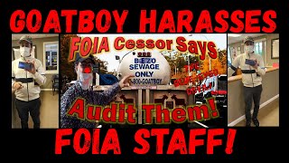 Frauditor GoatBoy Harasses FOIA Staff in Avon TWP, Illinois!