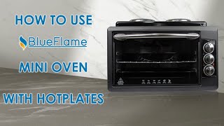 HOW TO USE BLUEFLAME MINI OVEN WITH HOTPLATES