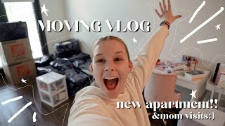 MOVING VLOG & Mom visits to help unpack!!  || SCAD Savannah Spring week 3