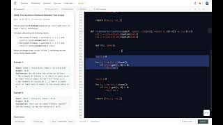 leetcode 2956 Find Common Elements Between Two Arrays some concepts