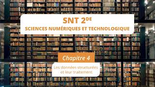 Les données structurées et leur traitement (SNT 2de)