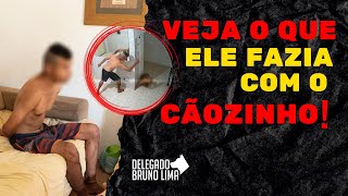 ELE AGREDIA REPETIDAS VEZES O CÃOZINHO E FOI PRESO!!