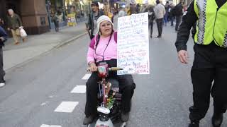 Marching to a beat at Occupy Vancouver