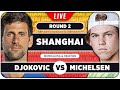 DJOKOVIC vs MICHELSEN • ATP Shanghai 2024 • LIVE Tennis Watchalong Stream