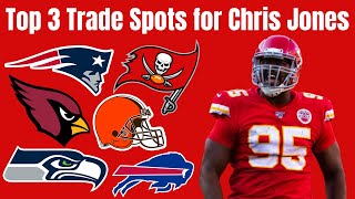 Chiefs Rumors: Top 3 Trade Destinations for Chris Jones! Will Chris Jones be Traded? NFL News!