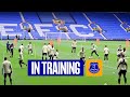 Toffees train at Goodison ahead of final friendly! 💪