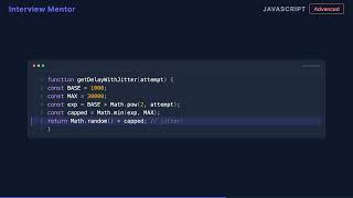 WebSocket Exponential Backoff Explained | JS Interview