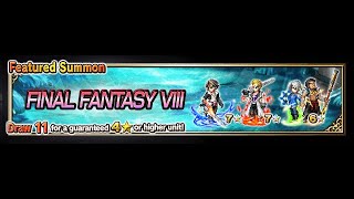 FFBE - Final Fantasy Brave Exvius - FFVIII - Lone Lion Squall - Step Up Summon