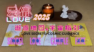 ❤️塔羅神諭 | 2025甜蜜愛情邂逅地圖：宇宙指引下的心動奇遇記 | ✨脫單？桃花？戀愛？正緣？結婚？