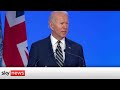 COP26: President Biden says the 'US is back at the table'