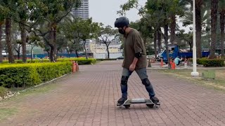 Summerboard 電動滑雪板 - 紅磚道 180、草地滑行