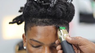 HOW TO HIGH Taper FADE HIS hair was really DIFFICULT TO CUT🔥💈