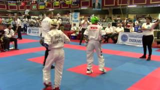 Daniel Judem v Patrik Cselovszki WAKO Junior and Cadet World Championships 2016