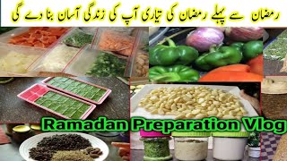 Ramadan Preparation 2025 /Ramadan Ki Tyari/How to Store Vegetables