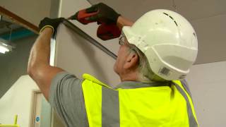 HOW TO Install a metal frame ceiling
