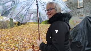 La cour arrière de la maison dans laquelle habitait Émilie Bordeleau à Saint-Stanislas.