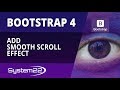 Bootstrap 4 Basics Add Smooth Scroll Effect