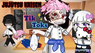Jjk characters react to my fyp Ｏ(≧∇≦)Ｏ     PART 2/?  [[Gacha club]]