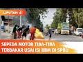 Sepeda Motor Terbakar di SPBU, Diduga Api Berasal dari Hubungan Arus Pendek | Liputan 6