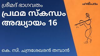 Bhagavatham Prathama Skandham Chapter 16 | Chandrasekharan Thampan | പ്രഥമ സ്‌കന്ധം അദ്ധ്യായം 16