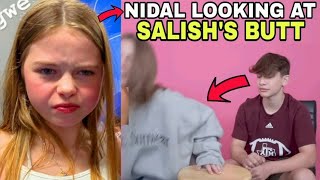 Nidal Wonder CAUGHT LOOKING At Salish Matter's A$$ On CAMERA?! 😱😳 **Video Proof**