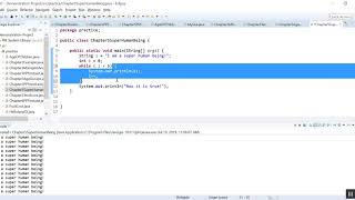 Chapter 5 While Loop Example - Super Human Being
