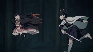 Small Nezuko Run Meme 可愛ねずこ禰豆子ランニング Blank_Lemon